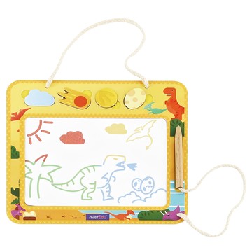 mierEdu 小畫家隨行磁性版 附帶4個模板和20個繪圖指南  34.2 x 4 x 29.8cm  恐龍 ECO版 多色  1個