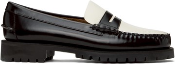 Sebago 黑色 & 白色 Dan Lug 乐福鞋