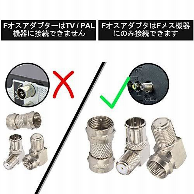 Leehitech F型変換コネクタ Tvアンテナ線 延長コネクタアンテナケーブル 変換プラグ 延長コネクタ F型メス F型オス同軸コネクタ F型l 通販 Lineポイント最大0 5 Get Lineショッピング