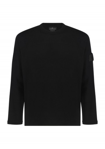 Stone Island Shadow - Long-sleeved Shirt - Mens - Black