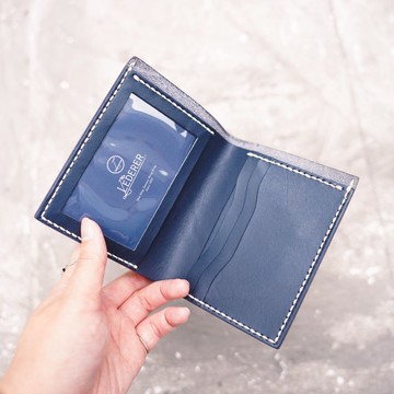 三卡相片迷你短銀包 | 手縫皮革完成品 | BSP081