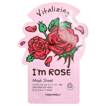 TonyMoly, I'm Rose，煥活美容面膜，1 片，0.74 盎司（21 克）