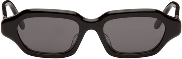 LOEWE 黑色 Slim Logo 太阳镜