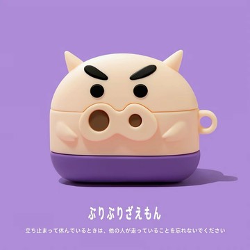 可愛 卡通 肥嘟嘟左衛門 防摔 質感 耳機套 airpods 5代 Pro3 殼 Pro2 4代 耳機殼 蘋果耳機耳機套