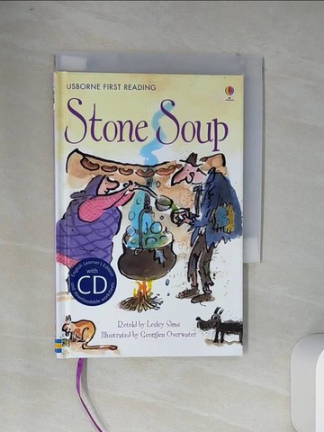 【書寶二手書T4／語言學習_VC9】Stone Soup (with CD) (Usborne English Learners’ Editions: Elementary)_Lesley Sims