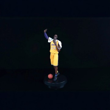 籃球明星NBA GK科比 黑曼巴 颶風科比 雙頭雕 擺件