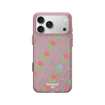 iPhone 17 Pro Max Clear (相機按鈕) 晶醺玫 - Knock Knock A2Z - 皇家春天花卉