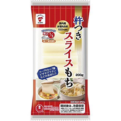 たいまつ食品 杵つきスライスもち 200g