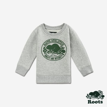 Roots 嬰兒-HERITAGE BEAVER 圓領上衣