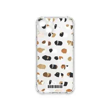 iPhone 15 Plus 殼 TRON IPhone 15 PLUS 走來走去很多天竺鼠  載具 四角防摔殼 手機殼
