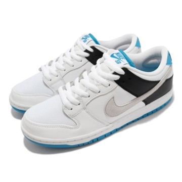 Nike 滑板鞋SB Dunk Low PRO 運動男鞋氣墊舒適避震Laser Blue 穿搭白灰