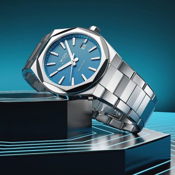 MIDO美度 新春款 先鋒Multifort 8 One Crowns八角形藍面40㎜ M6(M0555071104100)