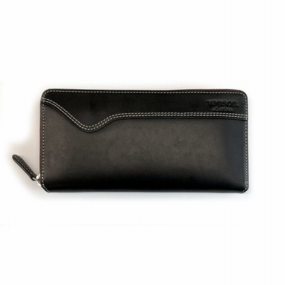 vanson バンソン 長財布 レザー 革 ドクロ ブラック メンズ サイフ 黒-