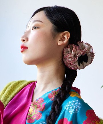 【熱門預購】花卉拼接層次髮夾 CYWZ5805