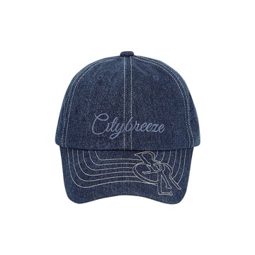 【CITYBREEZE】丹寧縫線LOGO棒球帽