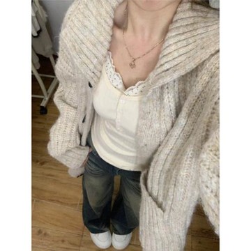 芭蕾風碎花假兩件短袖t恤女春秋設計感小眾緊身別致絕美打底上衣