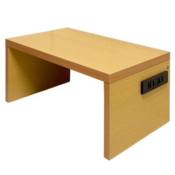 雙插座增高架 螢幕增高架  29cm  原木色  1個