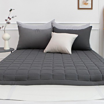 Beau Monde 厚實柔軟水洗絎縫墊  炭灰色  Q (150 x 200 cm)