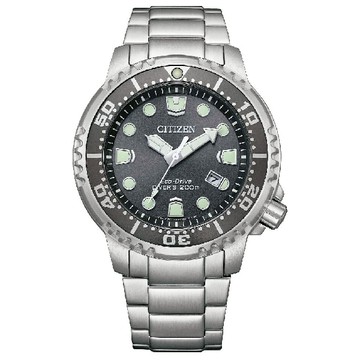 CITIZEN 星辰 PROMASTER BN0167-50H  JIS1型抗磁光動能潛水腕表 黑面 44mm
