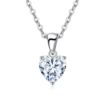 925純銀項鍊・愛心｜愛的蜜語．6MM/7MM．客製刻字