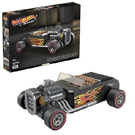 Hot Wheels Mega Street Rodder Racecar Building Set with 493 Pieces