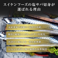 昆布塩サバ詰合せ 約140g×36枚(合計約5kg) HACCP衛生管理 鯖 さば 切身 焼き魚 簡単 おかず「2023年 令和5年」