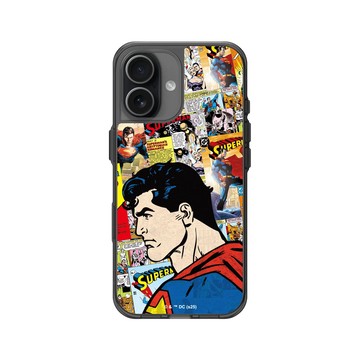 iPhone 17 Clear (相機按鈕) 酷墨灰 - Superman - Superman-漫畫風