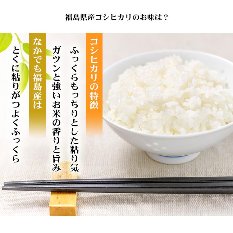 新米 お米 10kg 白米 送料無料 コシヒカリ 5kg×2袋 福島県産 令和5年産 食品