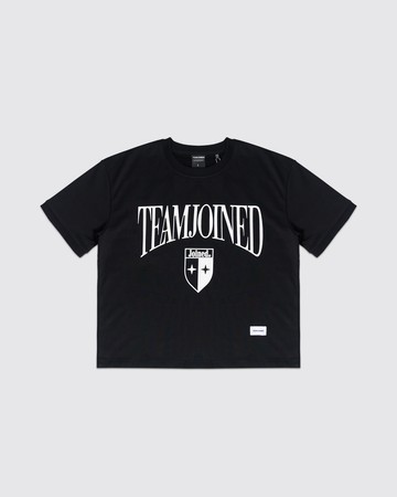 Joined LOGO 徽章 Cropped Oversized【黑】