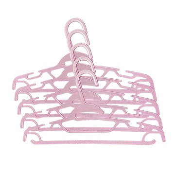 百貨King 莫蘭迪扁扁衣架 PP材質 粉色 42x20x0.4cm  1入