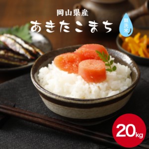 新米 米 20kg こめ 無洗米 食品 お試し 送料無料 令和5年産 岡山県産あきたこまち無洗米20kg(5kg×4袋)