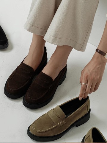Raynel Classic Penny Suede Loafer