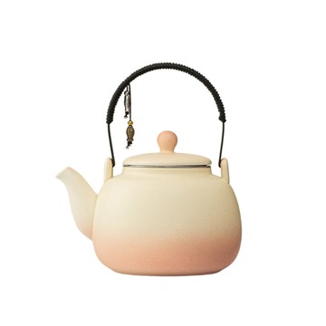 泡茶壺 茶壺 大容量茶壺 茶具辦公室溫茶壺 煮茶單壺 泡茶器 提樑茶壺 大容量茶壺 單壺提樑壺 陶瓷泡茶壺850ml
