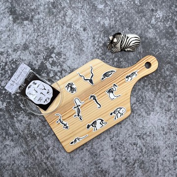 防水貼紙-動物骨骼系列