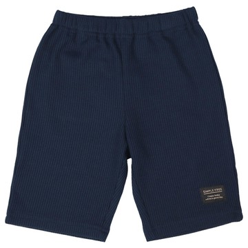 akachan honpo - 短褲-華夫格-深藍色