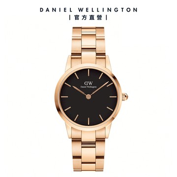 Daniel Wellington DW 手錶 Iconic Link 28mm精鋼錶-特調玫瑰金 DW00100214