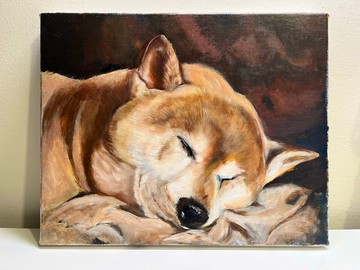 客製寵物壓克力畫