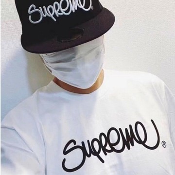 Supreme Handstyle Tee 線條草寫塗鴉LOGO字母 短袖 短T
