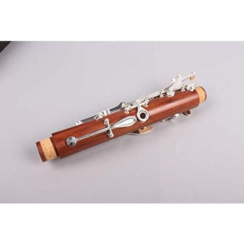 Yinfente Intermediate B-Flat Clarinet Rosewood wood Body Silver Plate Bb Key 17 key Case   Reeds   Pads (Bb key)並行輸入