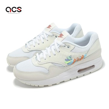 Nike 休閒鞋 Air Max 1 SE GS 大童 女鞋 白 米白 氣墊 FN4782-100