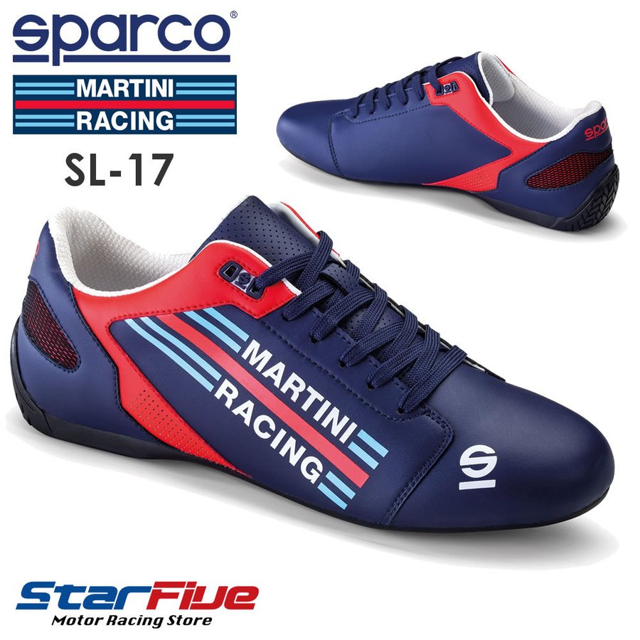 スパルコ×マルティーニレーシング ドライビングシューズ SL-17 Sparco MARTINI RACING 通販  LINEポイント最大0.5%GET | LINEショッピング