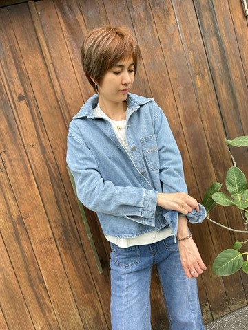 有挺度的減齡丹寧外搭 ️ 搶現貨 ️