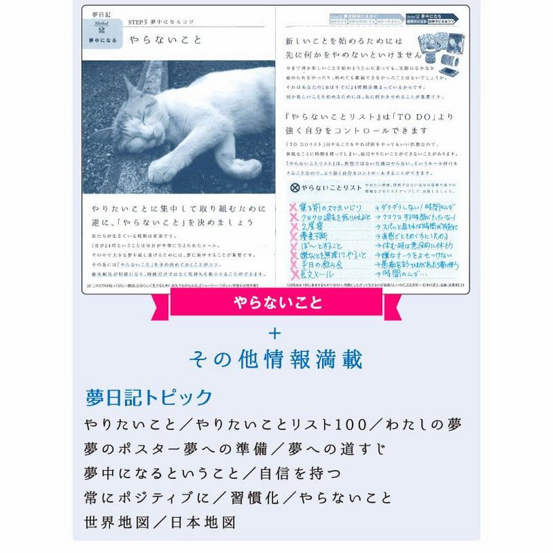 華麗 夢を叶える日記帳 リフィール 叶日記 m <br>ダイアリー 1年 かわいい おしゃれ おすすめ ハビット 新生活 家族 ダイエット 資格 計画  未来 令和 母の日 雑貨メーカー 直営店舗 アーティミス