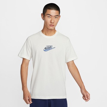 NIKE 短袖上衣 男款 運動 AS M NSW TEE OC LBR SEGB 白 FZ5398-133(3S3905)