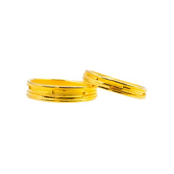 Jove gold JoveGold漾金飾 浪漫步伐黃金成對戒指