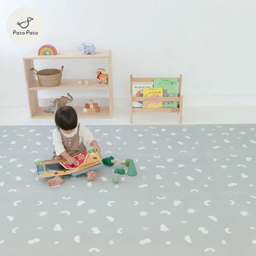 【Pato.Pato】自然系風格地墊1包6片 - 小島拾石抗菌款  - 60x60x1.4cm