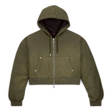 (WMNS) Air Jordan x Travis Scott Canvas Hooded Jacket Asia Sizing 'Cargo Khaki'