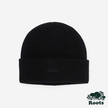 Roots 配件- ONE 美麗諾羊毛毛帽-黑色