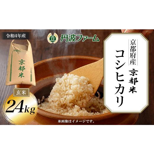 ふるさと納税 京都府 福知山市 ＜令和4年産＞京都府産コシヒカリ 玄米24kg  ふるさと納税 玄米 こめ コシヒカリ こしひかり 24kg 京都府 福知山市