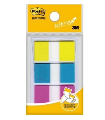 3M 683-3C 利貼 三色抽取式 指示標籤